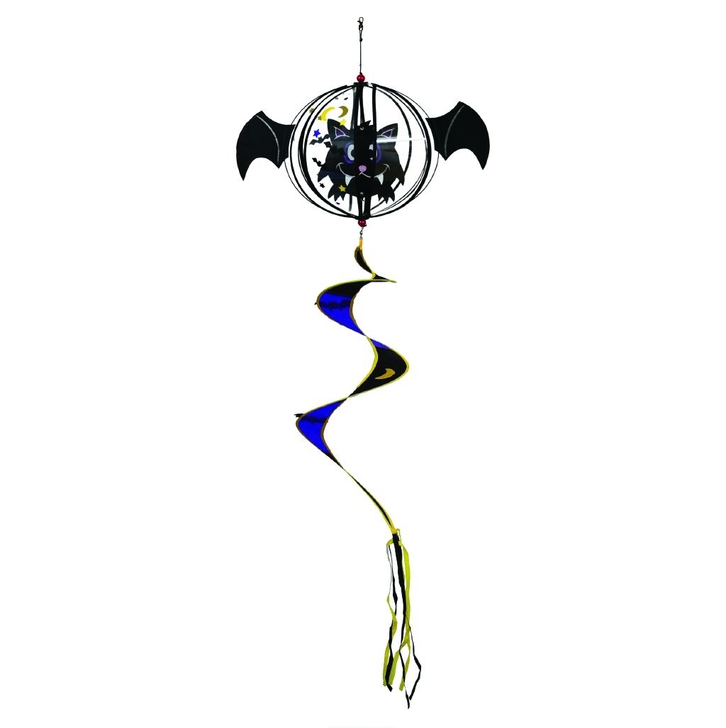 3D Bat Applique Twister Ball Spinner 14" x 57"