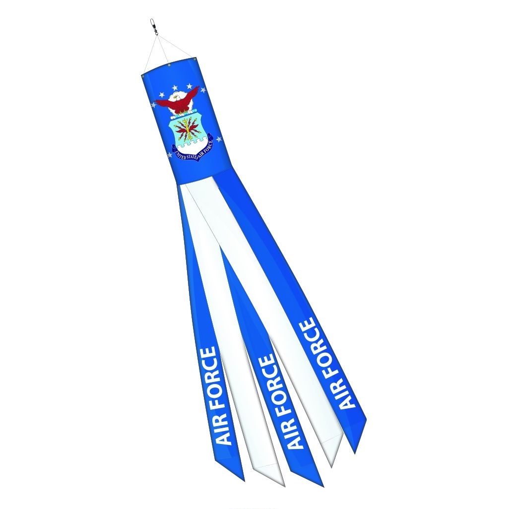 Air Force Applique Windsock 12" x 60"