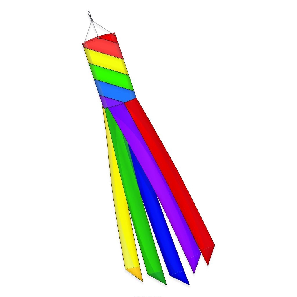Rainbow Equality Applique Windsock 12\