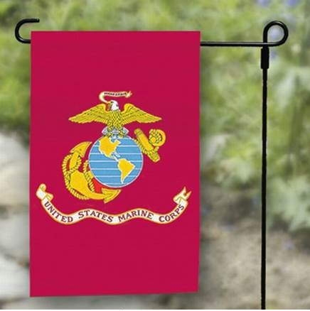 US Made Marine Corps Garden Flag 12\