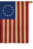 Betsy Ross Vintage House Flag