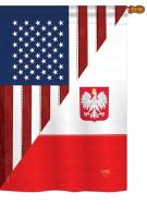 US Polish Friendship House Flag