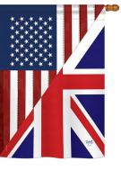 US UK Friendship House Flag