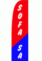 Sofa Sale Wind Feather Flag 2.5\' x 11.5\'