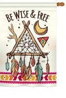 Be Wise & Free House Flag