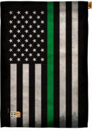 USA Thin Green Line Decorative House Flag