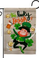 The Lucky Irish Garden Flag