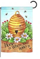 Bee Hive Home Garden Flag