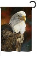 Portrait of an Eagle Garden Flag