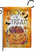 Trick Or Treat Candys Garden Flag