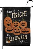 Fright On Halloween Night Garden Flag