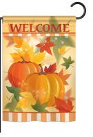 Welcome Fall Pumpkins Garden Flag