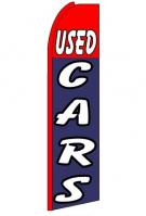 Used Cars (Red Sleeve) Feather Flag 3\' x 11.5\'