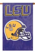 LSU Tigers Applique Banner Flag 44\