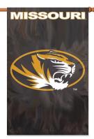 Missouri Tigers Applique Banner Flag 44\