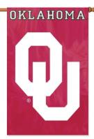 Oklahoma Sooners Applique Banner Flag 44\