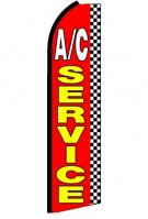 AC Service Feather Flag 2.5\' x 11\'
