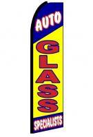 Auto Glass Feather Flag 2.5\' x 11\'