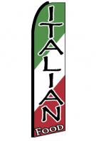 Italian Food Feather Flag 3\' x 11.5\'