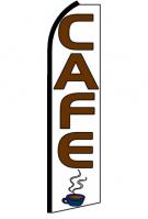 Cafe Feather Flag 3\' x 11.5\'