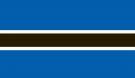 3\' x 5\' Botswana High Wind, US Made Flag