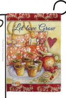 Let Love Grow Garden Flag