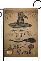Flip My Witch Switch Garden Flag