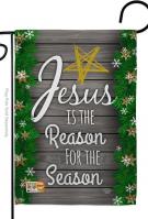 Jesus Is The Reason For Season Garden Flag