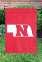 Nebraska Cornhuskers Premium Garden Flag