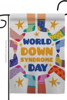 World Down Syndrome Day Decorative Garden Flag
