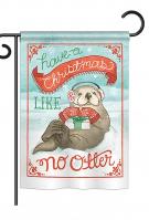 Christmas Like No Otter Garden Flag
