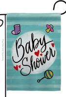 Baby Shower Decorative Garden Flag