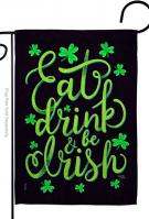 Eat Drink Irish Garden Flag