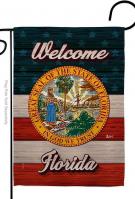 Welcome Florida Garden Flag