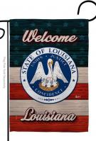Welcome Louisiana Garden Flag