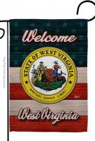 Welcome West Virginia Garden Flag