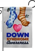 Down Syndrome Awareness Garden Flag