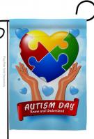 Autism Day Garden Flag