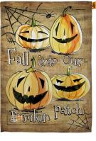Fall Into Our Pumpkin Patch House Flag