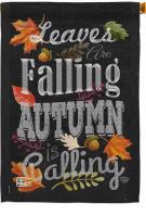 Autumn Is Calling Fall House Flag