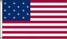 High Wind, US Made Star Spangled Banner (15 Star) Flag 2x3