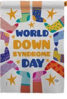 World Down Syndrome Day Decorative House Flag