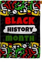Celebrate Black History Decorative House Flag