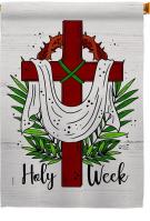 Holy Week Decorative House Flag