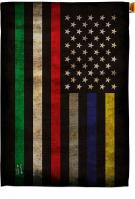 First Responders Line House Flag