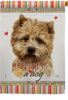 Cairn Terrier Happiness House Flag