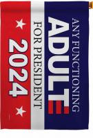 Functioning Adult 2024 House Flag