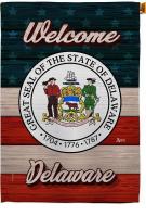 Welcome Delaware House Flag