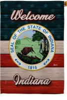 Welcome Indiana House Flag