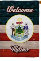 Welcome Maine House Flag